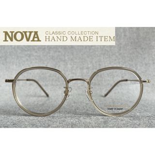 新品未使用「NOVA HAND MADE ITEM」ヘキサゴン H-3116-2(サングラス/メガネ)