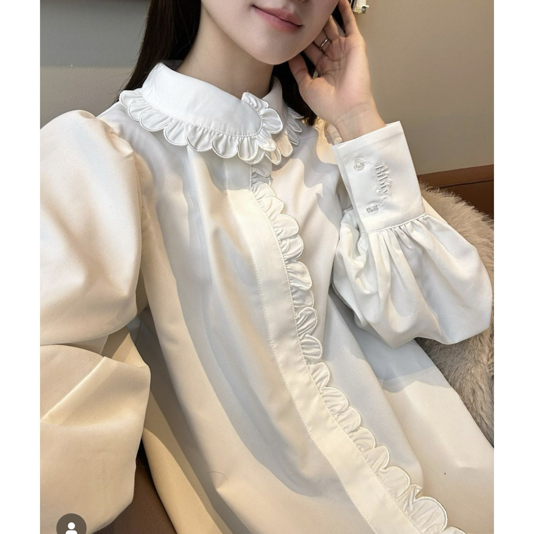 新品未使用　bibiy MELINDA BLOUSE レディースのトップス(シャツ/ブラウス(長袖/七分))の商品写真