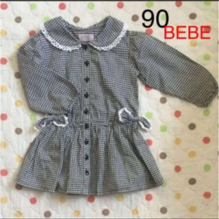 ベベ(BeBe)の★美品★BEBE 90cm ワンピース(ワンピース)