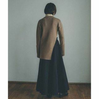 クラネ(CLANE)の【良品】CLANE クラネ スラントカットニット セーター ベージュ S(ニット/セーター)