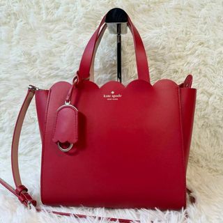 ケイトスペードニューヨーク(kate spade new york)の【極美品】ケイトスペードニューヨーク MINI MINA スカラップ 2way(ハンドバッグ)