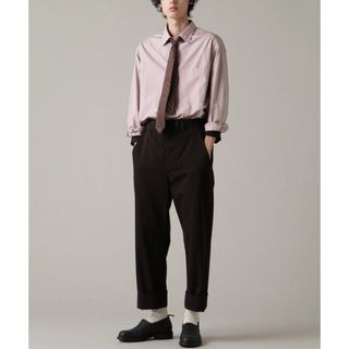 マーガレットハウエル(MARGARET HOWELL)の今期 24SS DRY WOOL COTTON TWILL スラックス パンツ(スラックス)