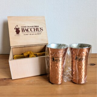 バッカス(Bacchus)のBACCHUS バッカス 一口ビアーカップ 2個セット(グラス/カップ)