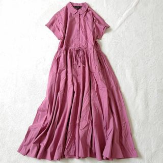 agnes b. - T681 極美品 アニエスベー フレンチスリーブシャツワンピース ピンク