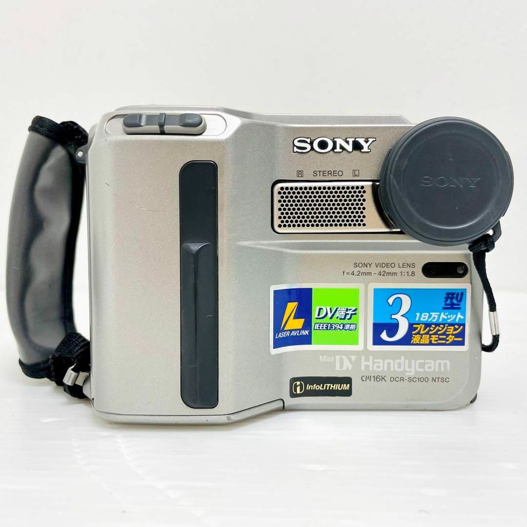 動作品 SONY MiniDVビデオカメラ DCR-SC100 ハンディカム 動作品 SONY MiniDVビデオカメラ DCR-SC100 ハンディカム