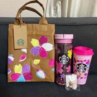 スターバックス(Starbucks)のスタバ♡桜シリーズ🩷2024、まとめて(タンブラー)