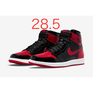 Jordan Brand（NIKE） - 28.5 Nike AirJordan1 High OG Patent Bred