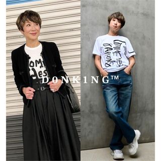 COMME des GARCONS - 黒田知永子着 コムデギャルソン 青山限定 リニューアル記念 ロゴ Tシャツ 2枚