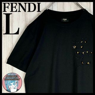 FENDI - 【最高級の逸品】FENDI フェンディ モンスター ビーズ L 希少 Tシャツ