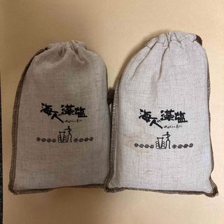 【新品・匿名配送】蒲刈物産　海人の藻塩　布袋　300g×2個(調味料)