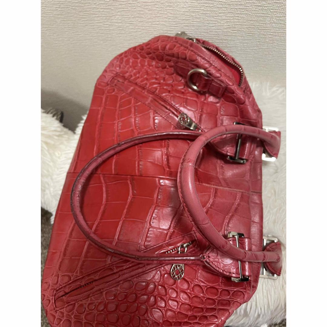 muta - muta 8バッグ レザー クロコ型押し 余分銀 ”8 muta - muta 8バッグ レザー クロコ型押し 余分銀 ”8