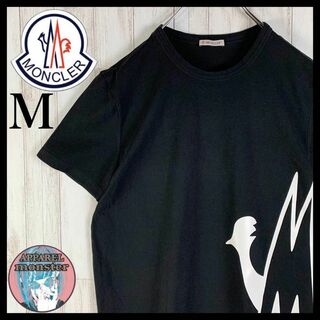 MONCLER - 【最高級の逸品】MONCLER モンクレール センターロゴ 即完売 Tシャツ