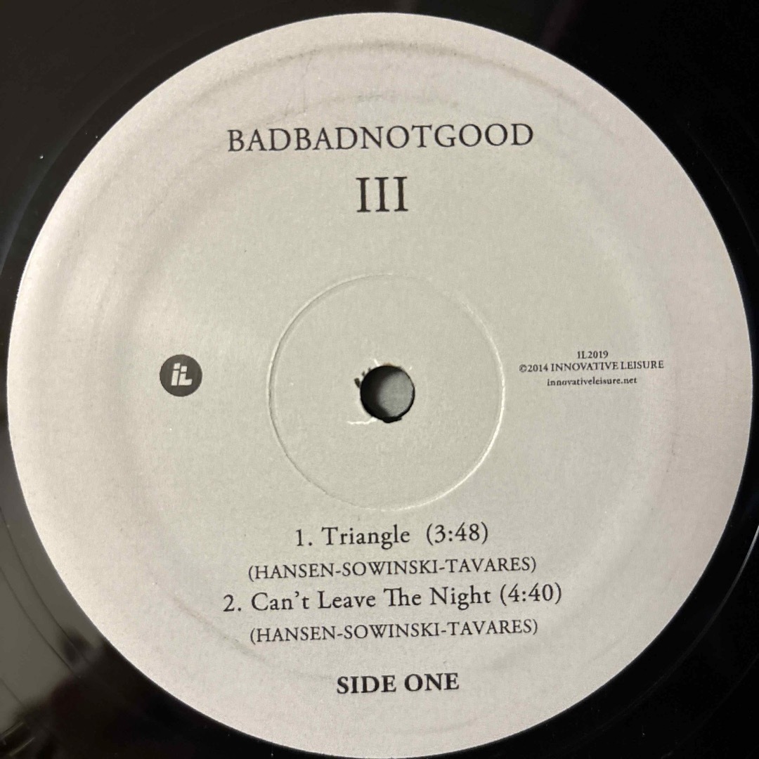 オリジナル盤 BadBadNotGood III レコード LP BBNG エンタメ/ホビーのエンタメ その他(その他)の商品写真