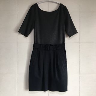 アルマーニエクスチェンジ(ARMANI EXCHANGE)のアルマーニエクスチェンジ❤️　ワンピース　ブラック　グレー　レディース　春秋(ミニワンピース)