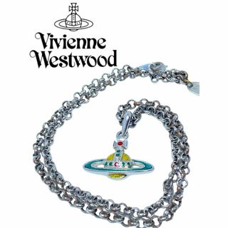 Vivienne Westwood - Vivienne Westwood エナメルオーブ シルバー ネックレス