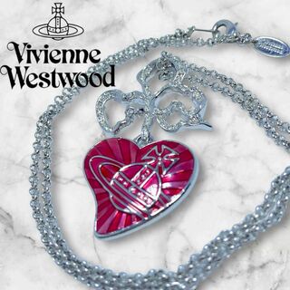 ヴィヴィアンウエストウッド(Vivienne Westwood)の美品 Vivienne Westwood ハート クローバー ネックレス(ネックレス)