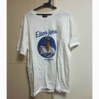 ビームス(BEAMS)のBEAMS Elton John Tシャツ　L(Tシャツ/カットソー(半袖/袖なし))