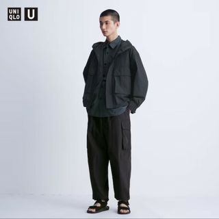 ユニクロ(UNIQLO)のユニクロU ワイドフィットパラシュートカーゴパンツ(ワークパンツ/カーゴパンツ)