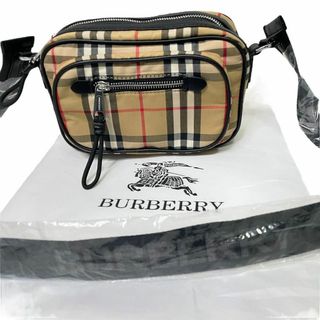 バーバリー(BURBERRY)の新品 未使用 BURBERRY クロスボディバッグ ショルダーバッグ チェック(ショルダーバッグ)