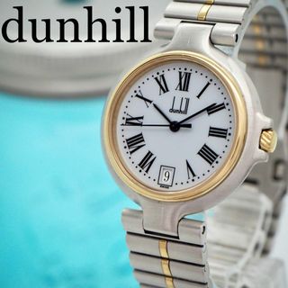 325【美品】dunhill ダンヒル時計　ミレニアム　メンズ腕時計　デイト