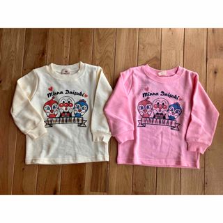 アンパンマン(アンパンマン)の新品 女の子 アンパンマン ドキンちゃん コキンちゃん トレーナー セット 95(Tシャツ/カットソー)