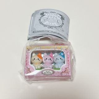 トイスピの森 プチプチアニモマスコット 3つごねこちゃん ミニチュア ガチャ 猫(キャラクターグッズ)