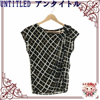 アンタイトル(UNTITLED)のUNTITLED アンタイトル トップス シャツ ブラウス 半袖 ラウンドネック(シャツ/ブラウス(半袖/袖なし))