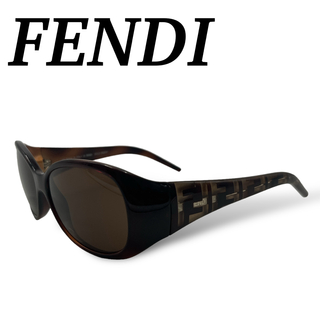 FENDI - イタリア製　FENDI  フェンディ　サングラス　ズッカ柄　ブラウン　FS407