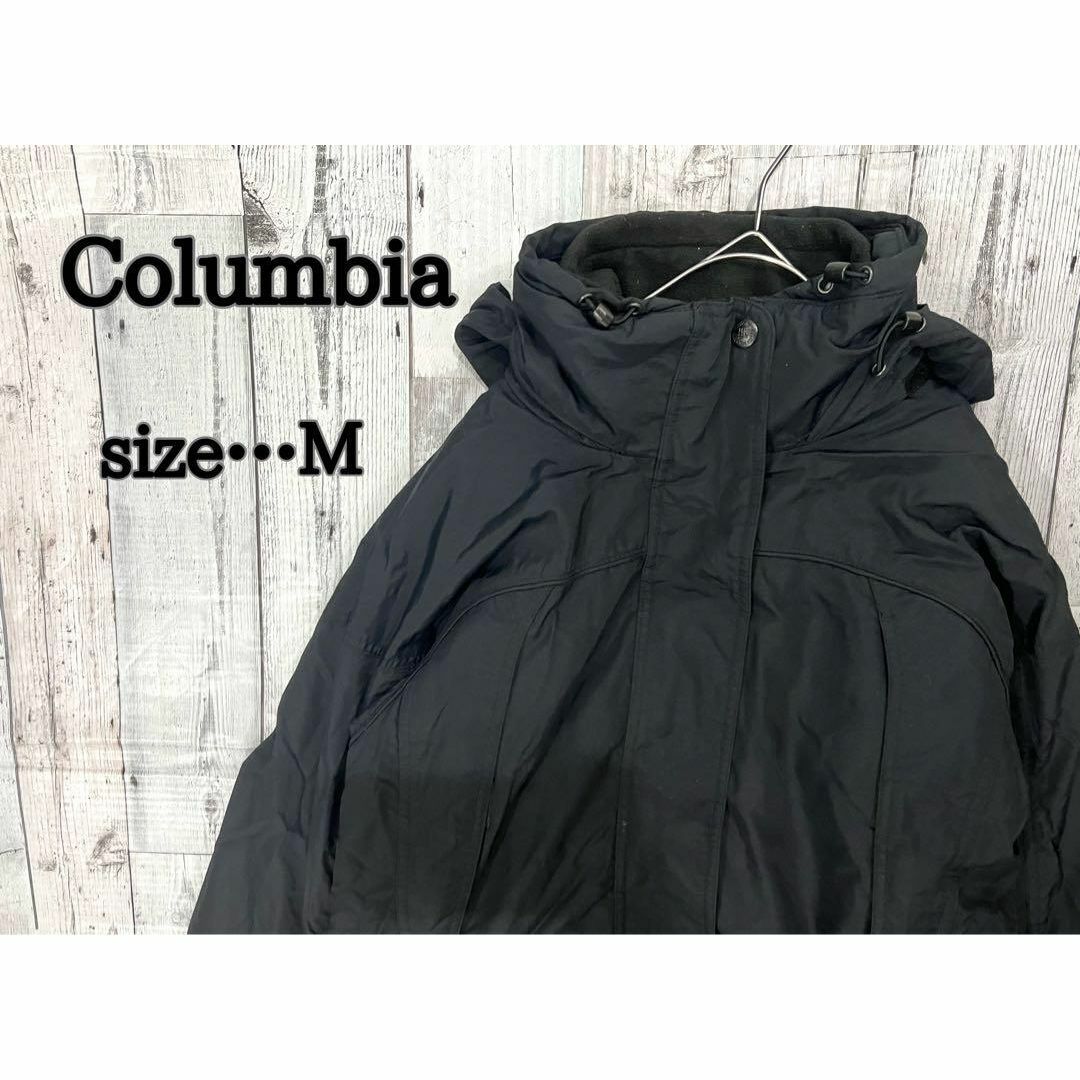 Columbia(コロンビア)のColombia 人気2way マウンテンパーカー　レディース　Ｍ　ブラック レディースのジャケット/アウター(ブルゾン)の商品写真