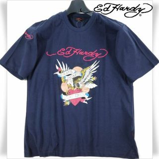 エドハーディー(Ed Hardy)の【新品】Ed Hardy②メンズ半袖 綿 天竺 Tシャツ(L)※1256※761(Tシャツ/カットソー(半袖/袖なし))