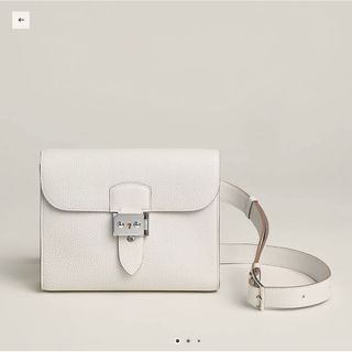 エルメス(Hermes)のエルメス HERMES 新作 Sac a depeches 21 白(メッセンジャーバッグ)