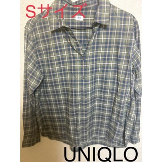UNIQLO ユニクロ　チェックシャツ　長袖  　S サイズ(シャツ/ブラウス(長袖/七分))