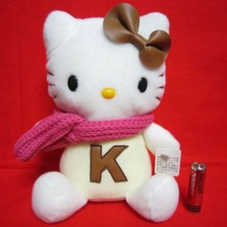 2002年 レトロ ハローキティ ぬいぐるみ マフラー キティちゃん サンリオ(キャラクターグッズ)