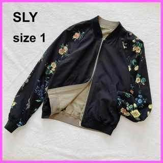 SLY | NIGHT FLOWER ナイトフラワー　リバーシブルブルゾン