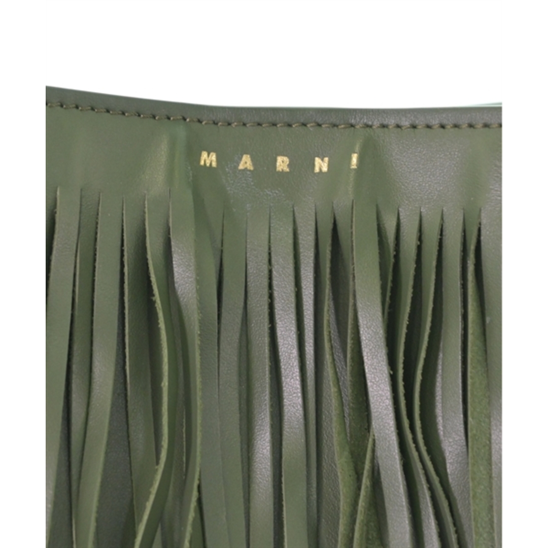 Marni(マルニ)のMARNI マルニ ショルダーバッグ - カーキx茶 【古着】【中古】 レディースのバッグ(ショルダーバッグ)の商品写真