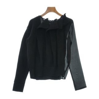 サカイ(sacai)のsacai サカイ ニット・セーター 1(S位) 黒 【古着】【中古】(ニット/セーター)