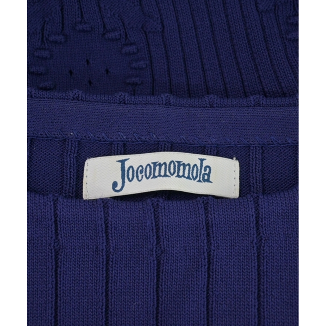 Jocomomola(ホコモモラ)のJocomomola ホコモモラ ニット・セーター 40(M位) 紺 【古着】【中古】 レディースのトップス(ニット/セーター)の商品写真