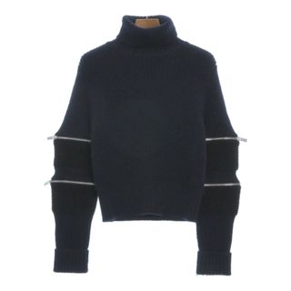 サカイ(sacai)のsacai サカイ ニット・セーター 2(M位) 紺 【古着】【中古】(ニット/セーター)