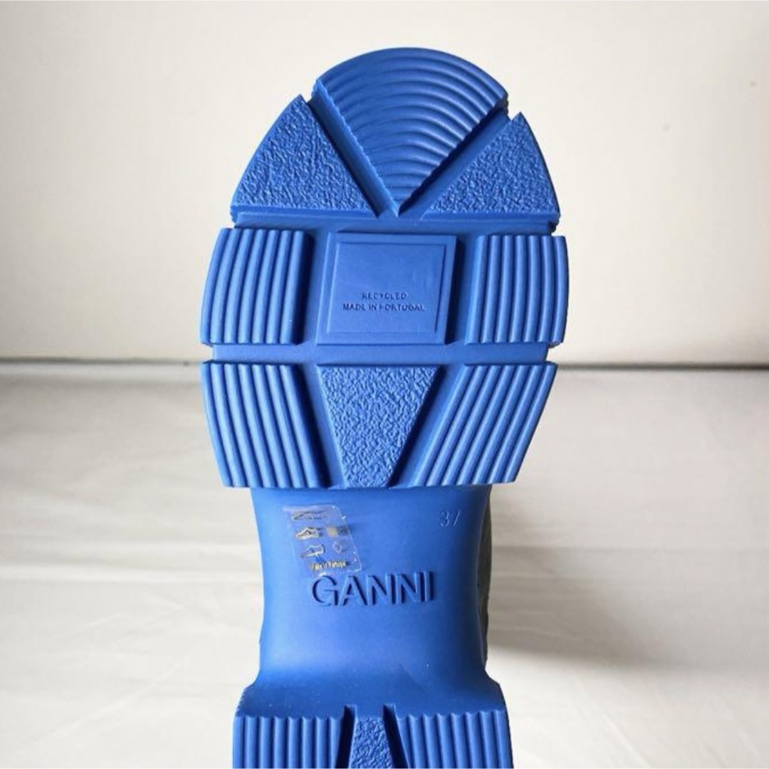 GANNI ガニー　ラバーロングブーツ　長靴 レインブーツ　24cm レディースの靴/シューズ(ブーツ)の商品写真
