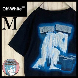 オフホワイト(OFF-WHITE)の【超絶人気モデル】オフホワイト アイスマン クロスアロー 両面ロゴ Tシャツ(Tシャツ/カットソー(半袖/袖なし))