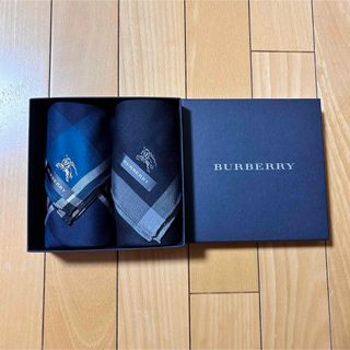 バーバリー(BURBERRY)の新品  ハンカチ 2枚組 BURBERRY バーバリー ノバチェック 綿(ハンカチ/ポケットチーフ)