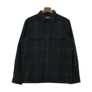 Nudie Jeans - Nudie Jeans カジュアルシャツ M 紺x緑x黒(チェック) 【古着】【中古】