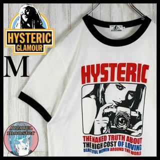 ヒステリックグラマー(HYSTERIC GLAMOUR)の【超絶人気モデル】ヒステリックグラマー ヒスガール 即完売 希少 リンガーシャツ(Tシャツ/カットソー(半袖/袖なし))