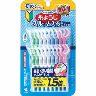 【パターン名:1個】小林製薬の糸ようじ スルッと入るタイプ Y字型 デンタルフロ(その他)