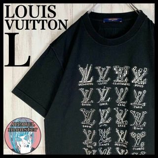 LOUIS VUITTON - 【最高級の逸品】ルイヴィトン 現行 モノグラム L インサイドアウト Tシャツ