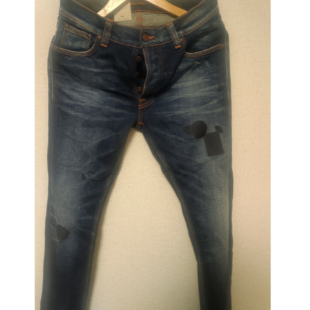 Nudie Jeans(ヌーディジーンズ)のヌーディージーンズTILTED TOR PATCH MENDED メンズのパンツ(デニム/ジーンズ)の商品写真