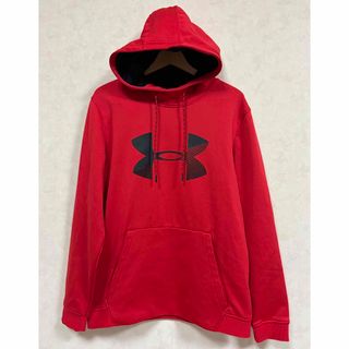 アンダーアーマー(UNDER ARMOUR)のUNDER ARMOUR アンダーアーマー メンズ スウェットパーカー レッドL(パーカー)