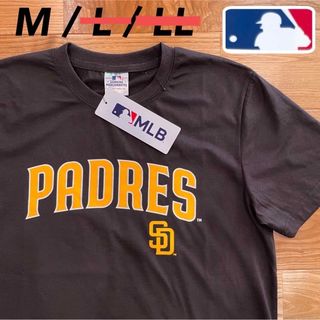 メジャーリーグベースボール(MLB)の希少【LL】MLB公式 パドレス半袖Tシャツ●ダルビッシュ　ドジャース　大谷翔平(Tシャツ/カットソー(半袖/袖なし))