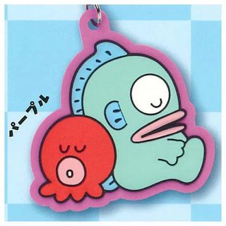 サンリオ(サンリオ)のハンギョドン めじるし ラバーチャーム  アクセサリー パープル(キャラクターグッズ)