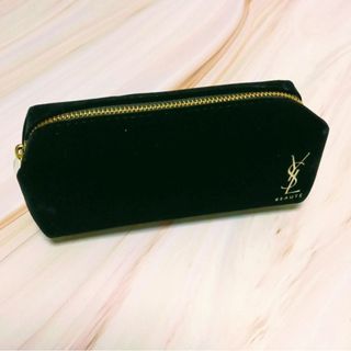 イヴサンローラン(Yves Saint Laurent)の新品 イヴサンローラン ノベルティ ペンケース ベロア ブラック(ポーチ)